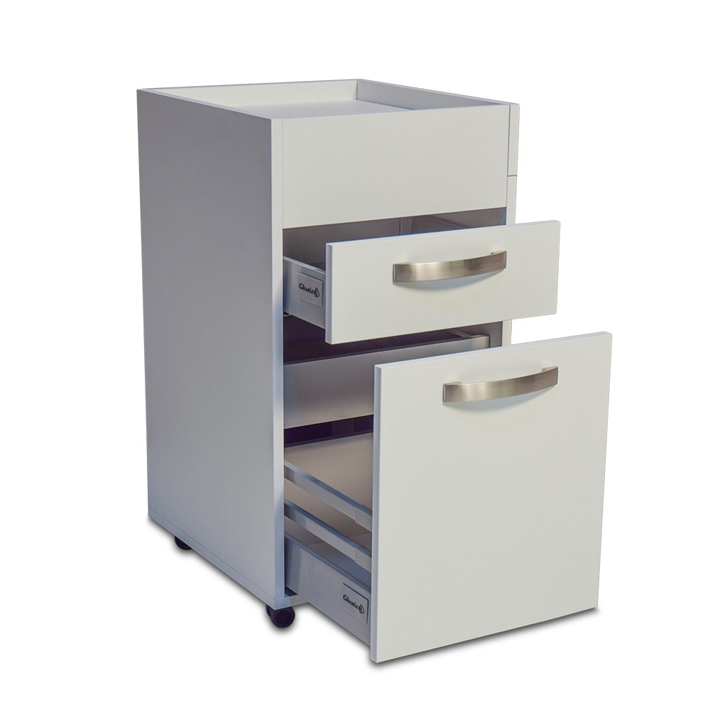 Gharieni Edge Trolley, Dekor in Weiß